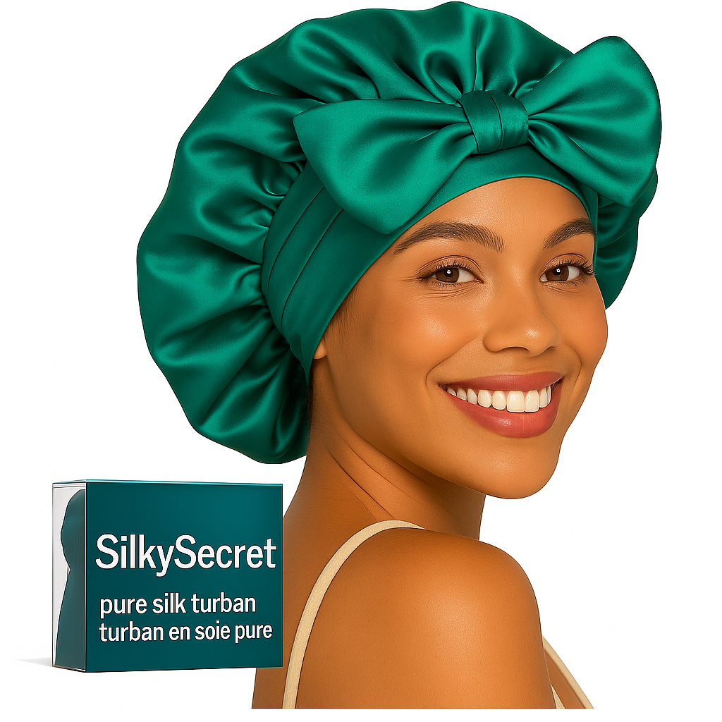Bonnet de nuit en soie