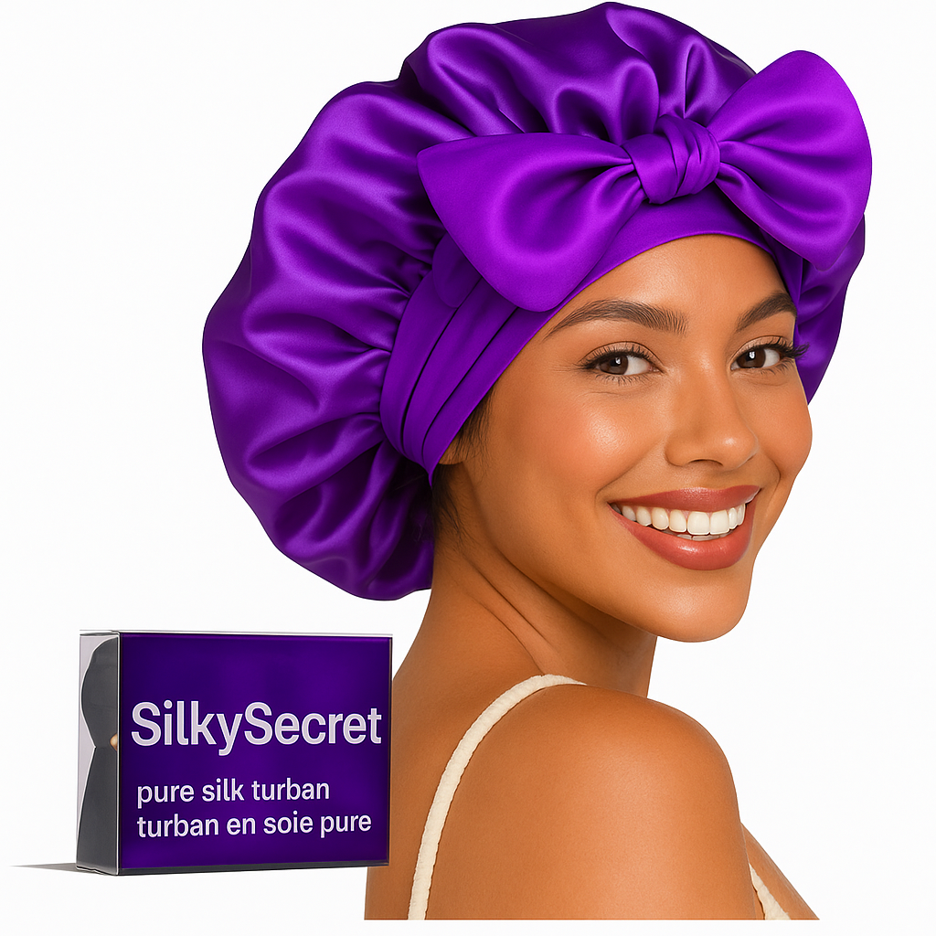 Bonnet de nuit en soie