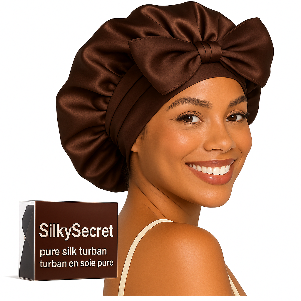 Bonnet de nuit en soie