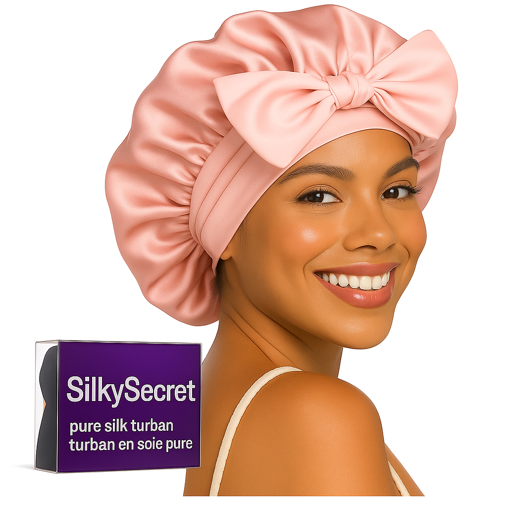 Bonnet de nuit en soie