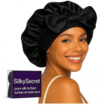 Bonnet de nuit en soie
