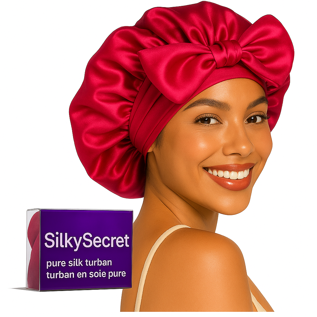 Bonnet de nuit en soie