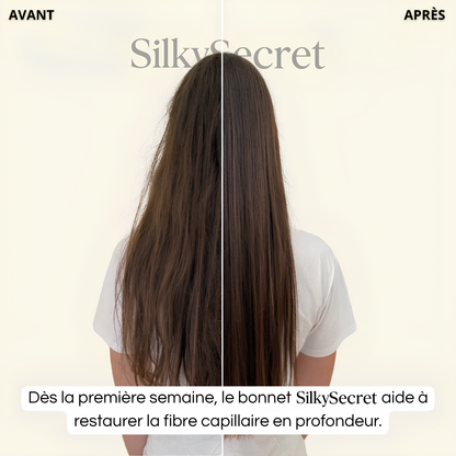 Bonnet de nuit en soie